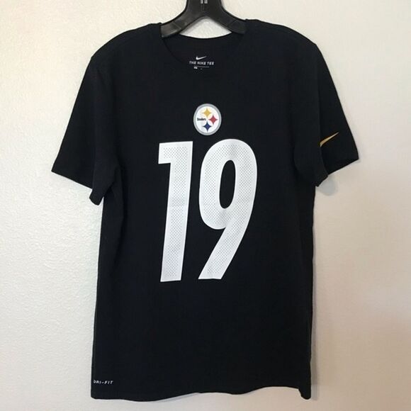 Nike Steelers Smith-Schuster Dri-Fit Short Sleeve Shirt Size: M - Picture 1 of 9